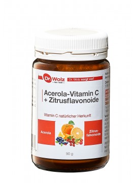 Dr.Wolz Acerola-Vitamin C + Zitrusflavonoide 90g