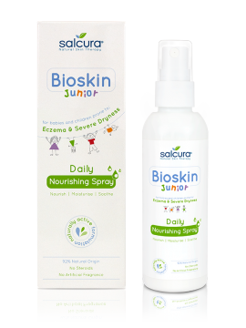 Salcura Bioskin Junior Purškiama maitinamoji priemonė vaikų odai 100 ml