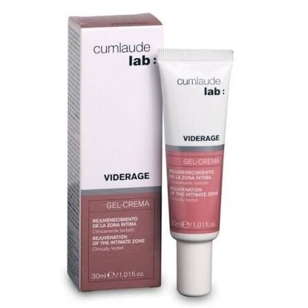 CUMLAUDE LAB VIDERAGE intymios srities drėkinamasis gelinis kremas, 30ml CUMLAUDE LAB VIDERAGE intymios srities drėkinamasis gelinis kremas, 30ml